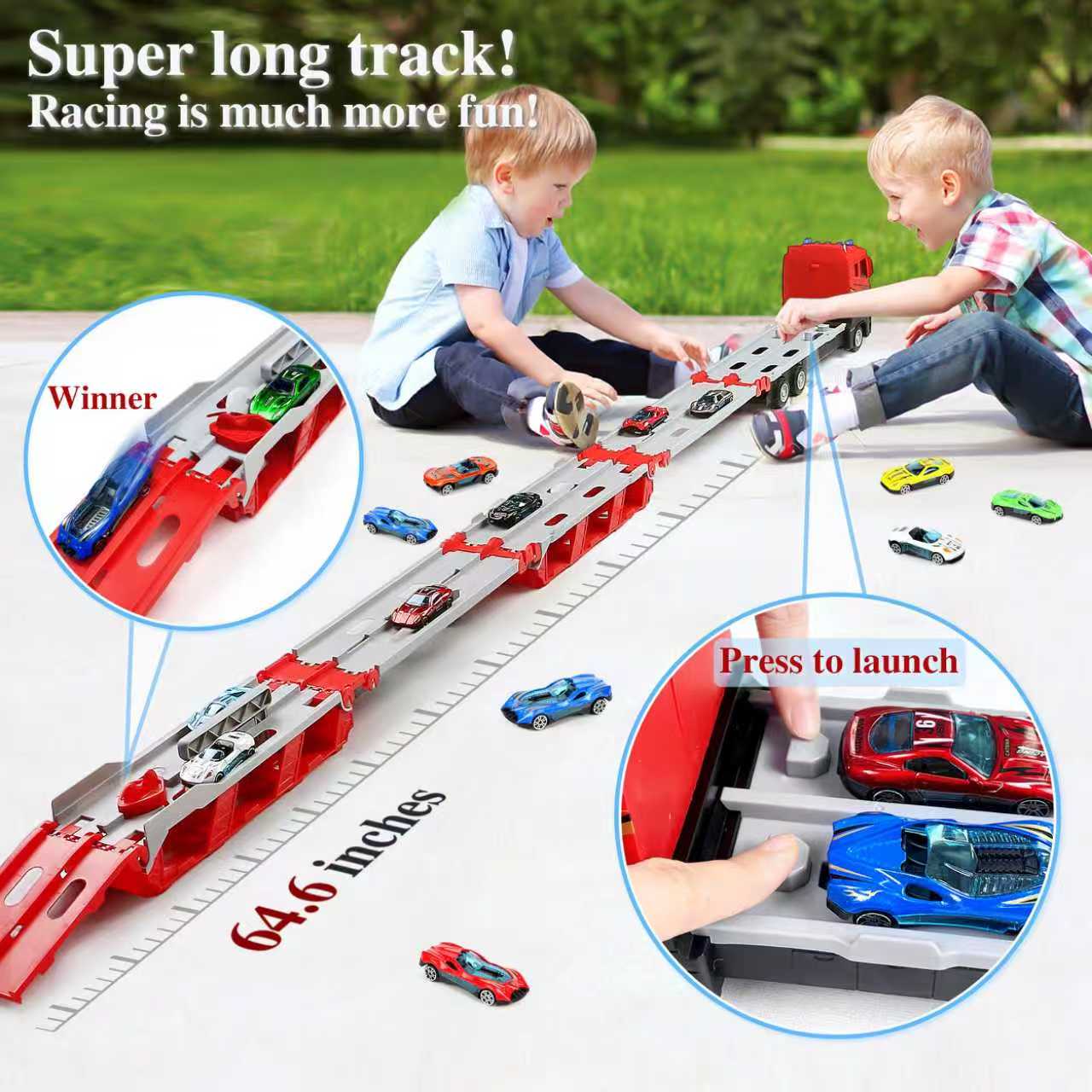 Car Accessories For Boys - Zestaw zabawek: składany samochód ciężarowy z