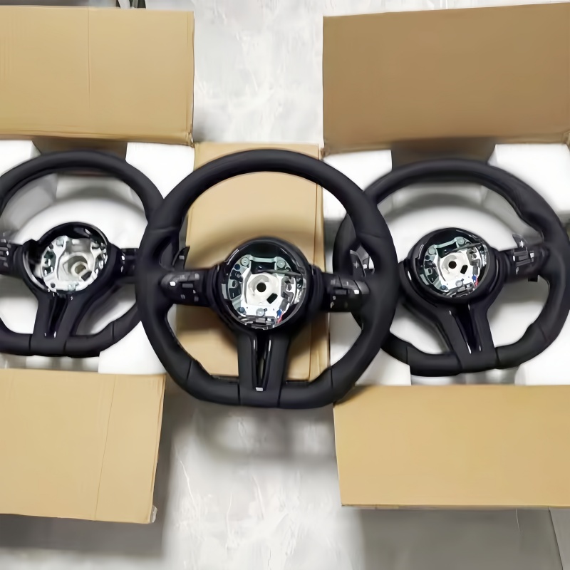 Car Accessories Etsy - Skórzana osłona kierownicy samochodowej do BMW