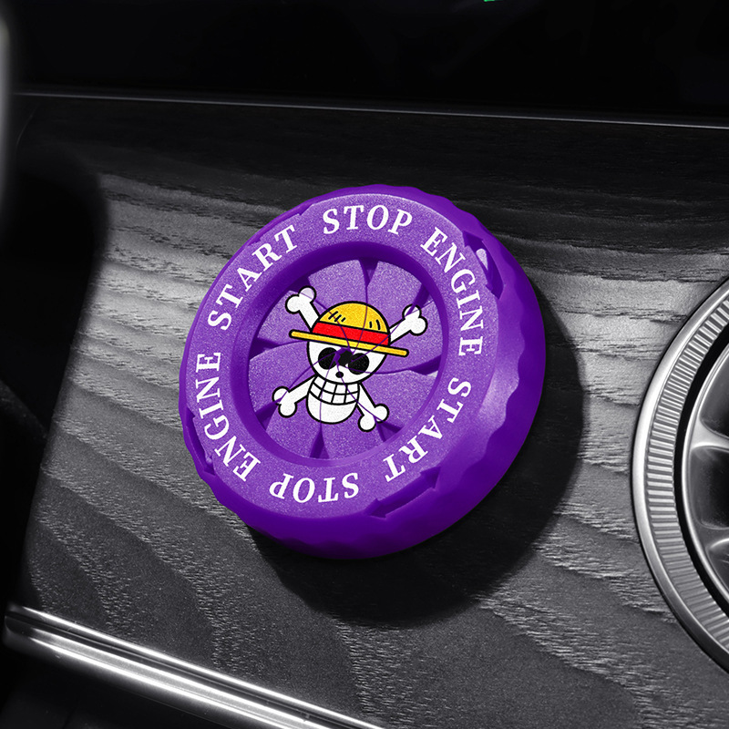 Car Accessories Japanese - Dekoracja przycisku startu samochodu One Piece,