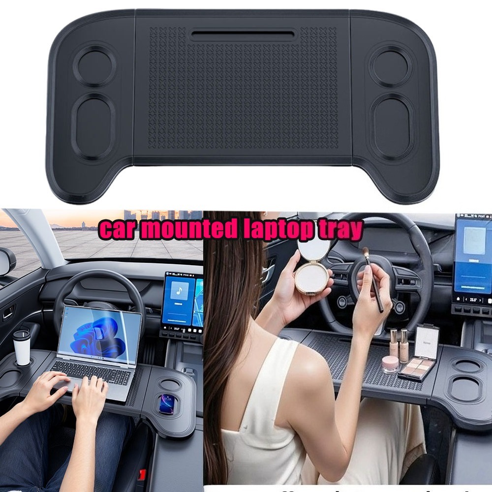 Car Accessories For Road Trip - Składany stolik samochodowy na laptopa, tacka