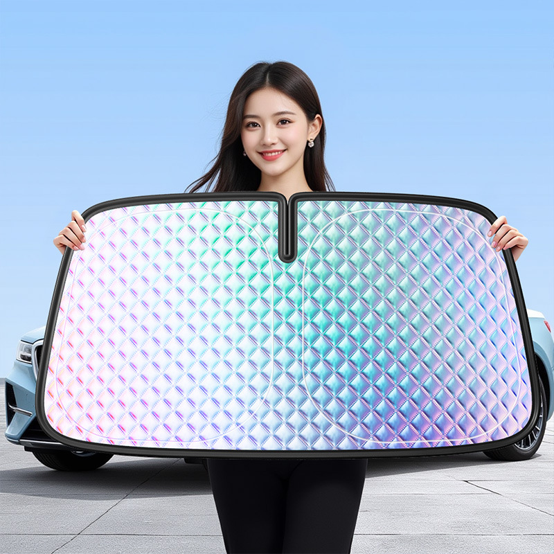 Windshield Sun Shade - Osłona przeciwsłoneczna na przednią szybę, pogrubiona,