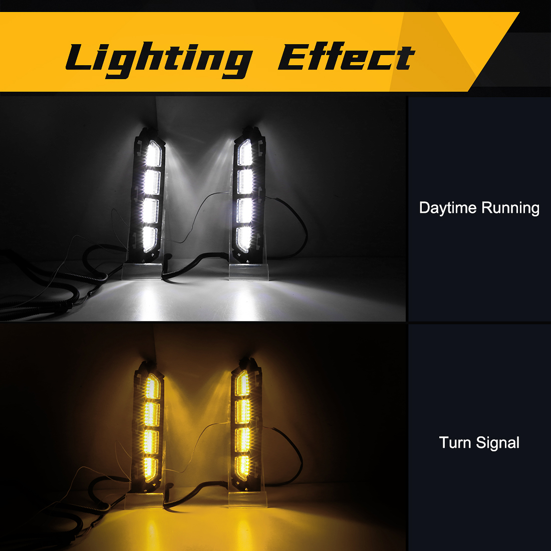 2szt LED Światła przeciwmgieln – Car Accessories For Road Trip recenzja i cena