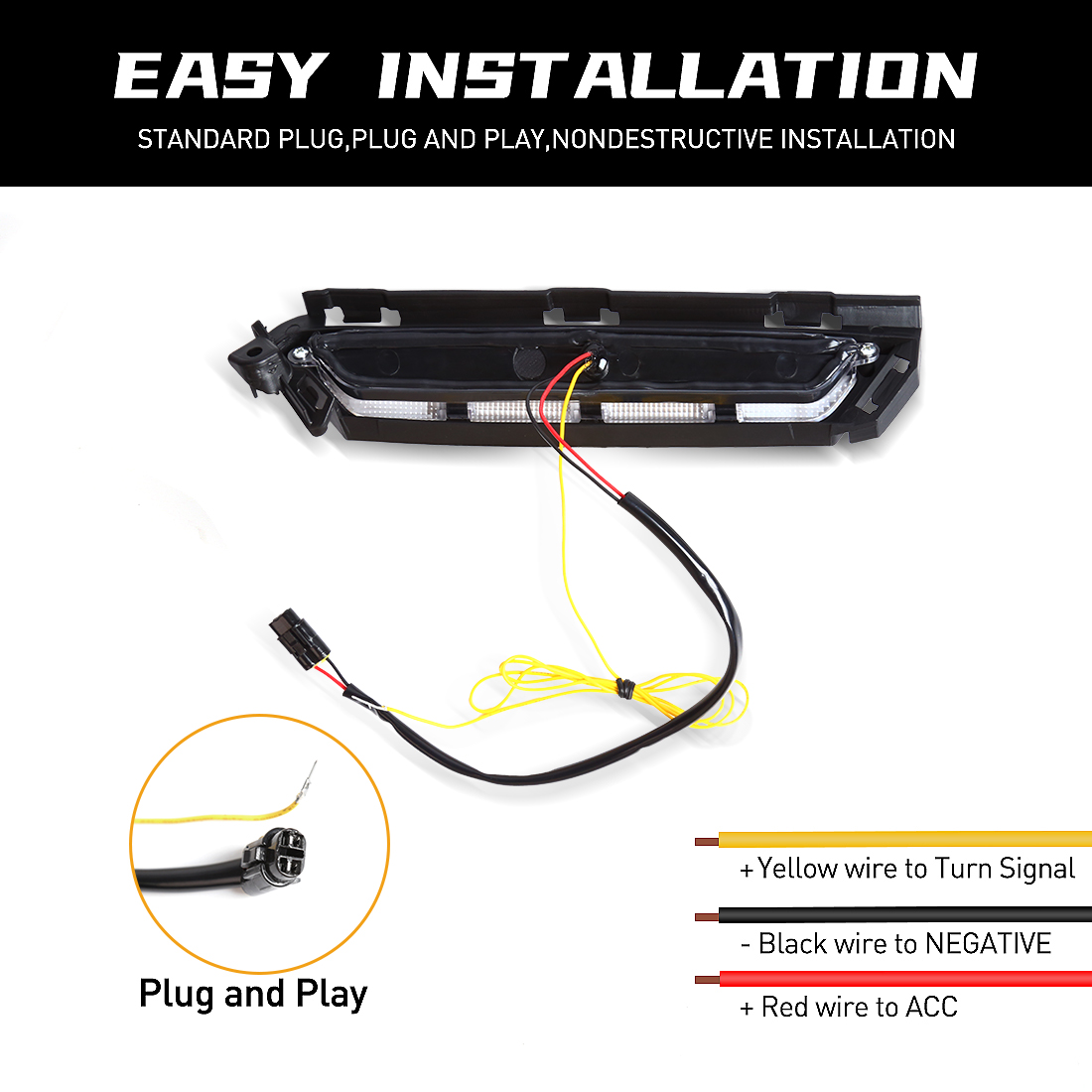 2szt LED Światła przeciwmgieln – Car Accessories For Road Trip recenzja i cena