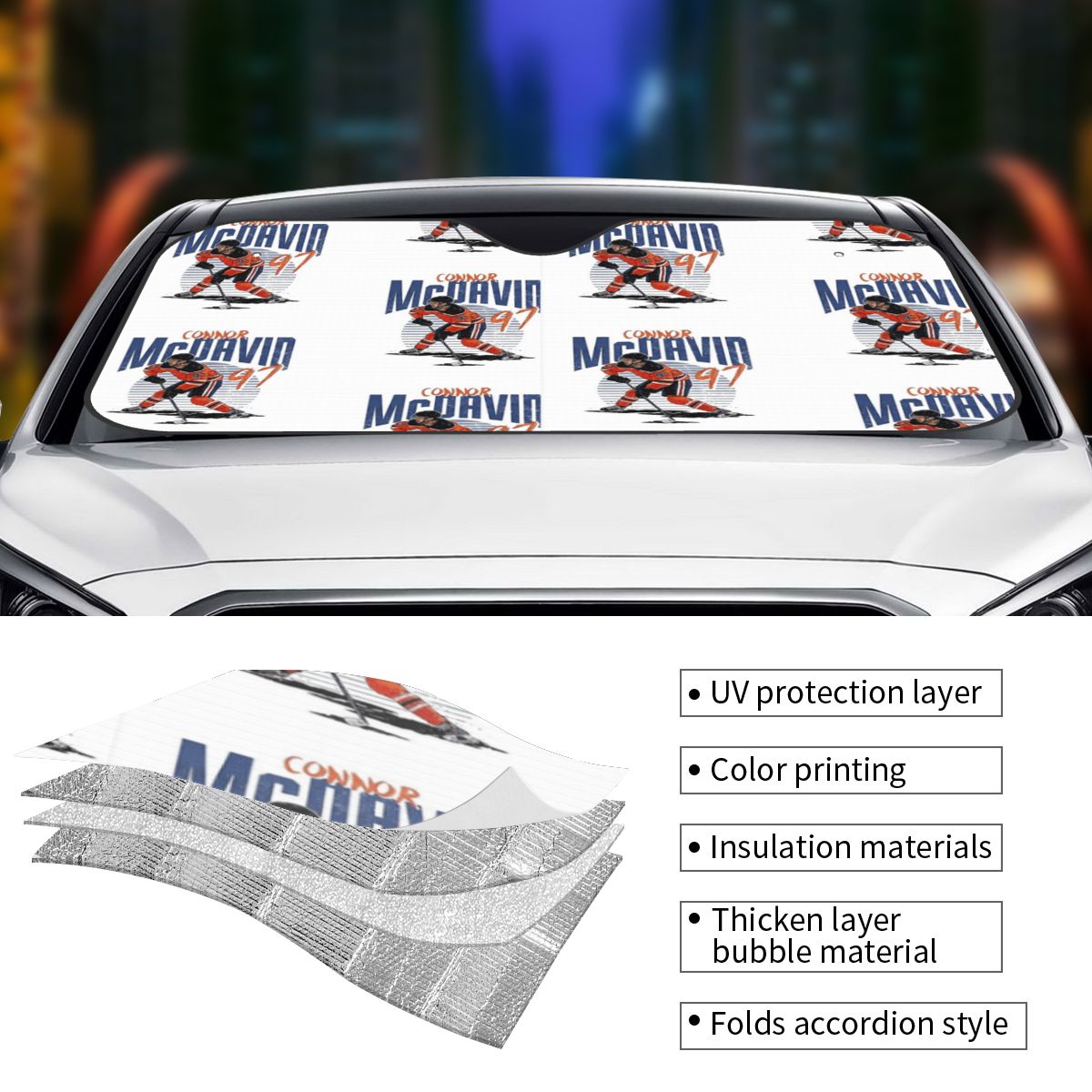 Connor McDavid 97 Osłona przec – Car Accessories Edmonton recenzja i cena