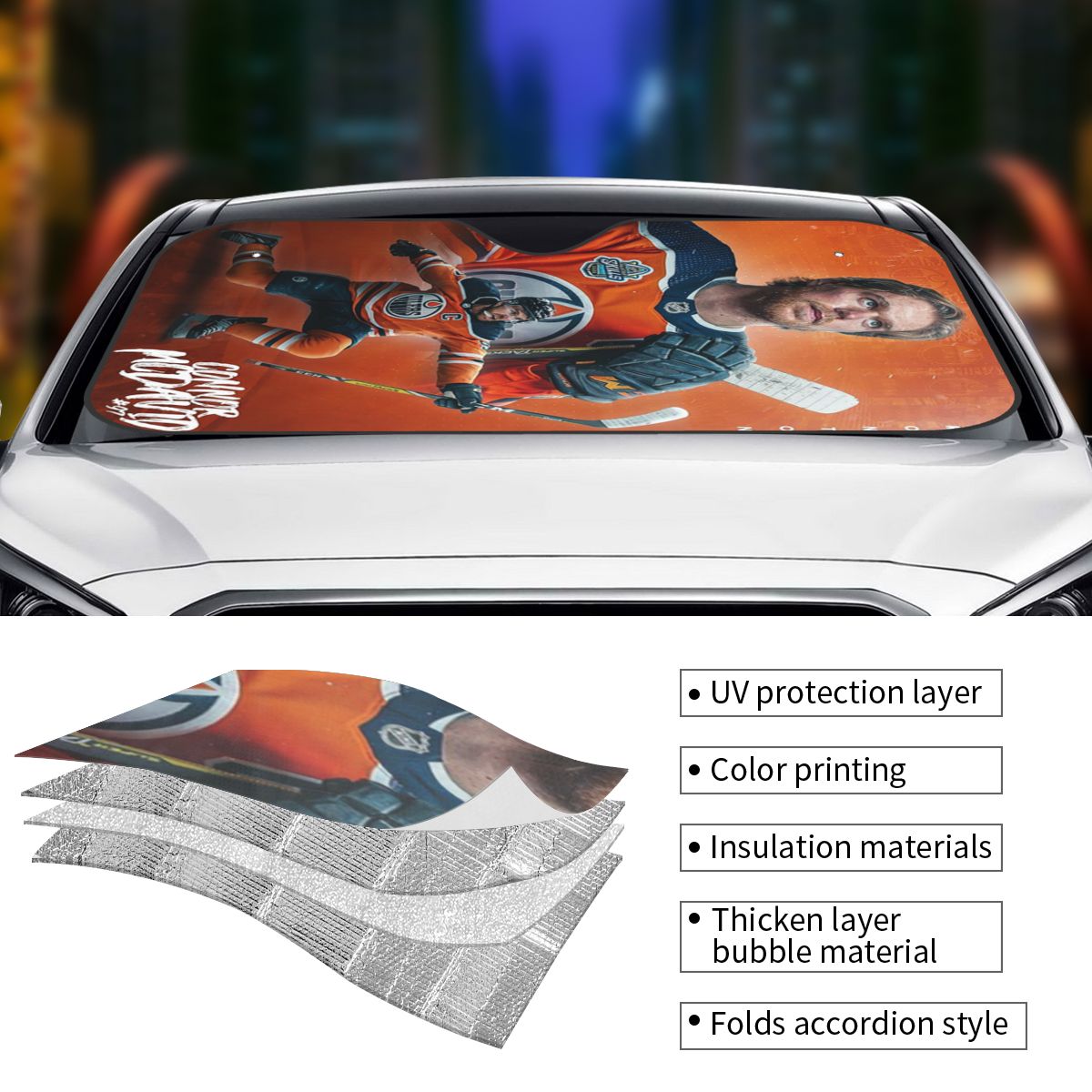 Connor McDavid 97 Osłona przec – Car Accessories Edmonton recenzja i cena