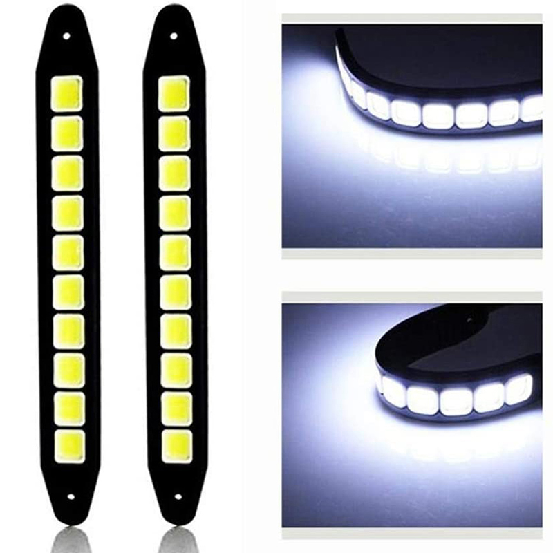 1/2szt DRL COB Samochodowe świ – Car Accessories For Road Trip recenzja i cena