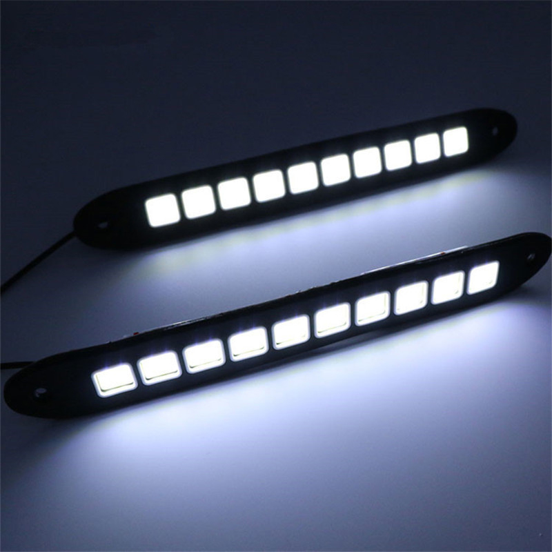 1/2szt DRL COB Samochodowe świ – Car Accessories For Road Trip recenzja i cena