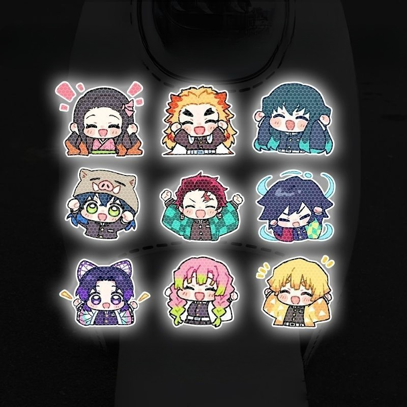 Naklejka odblaskowa z postacią – Car Accessories Japanese recenzja i cena