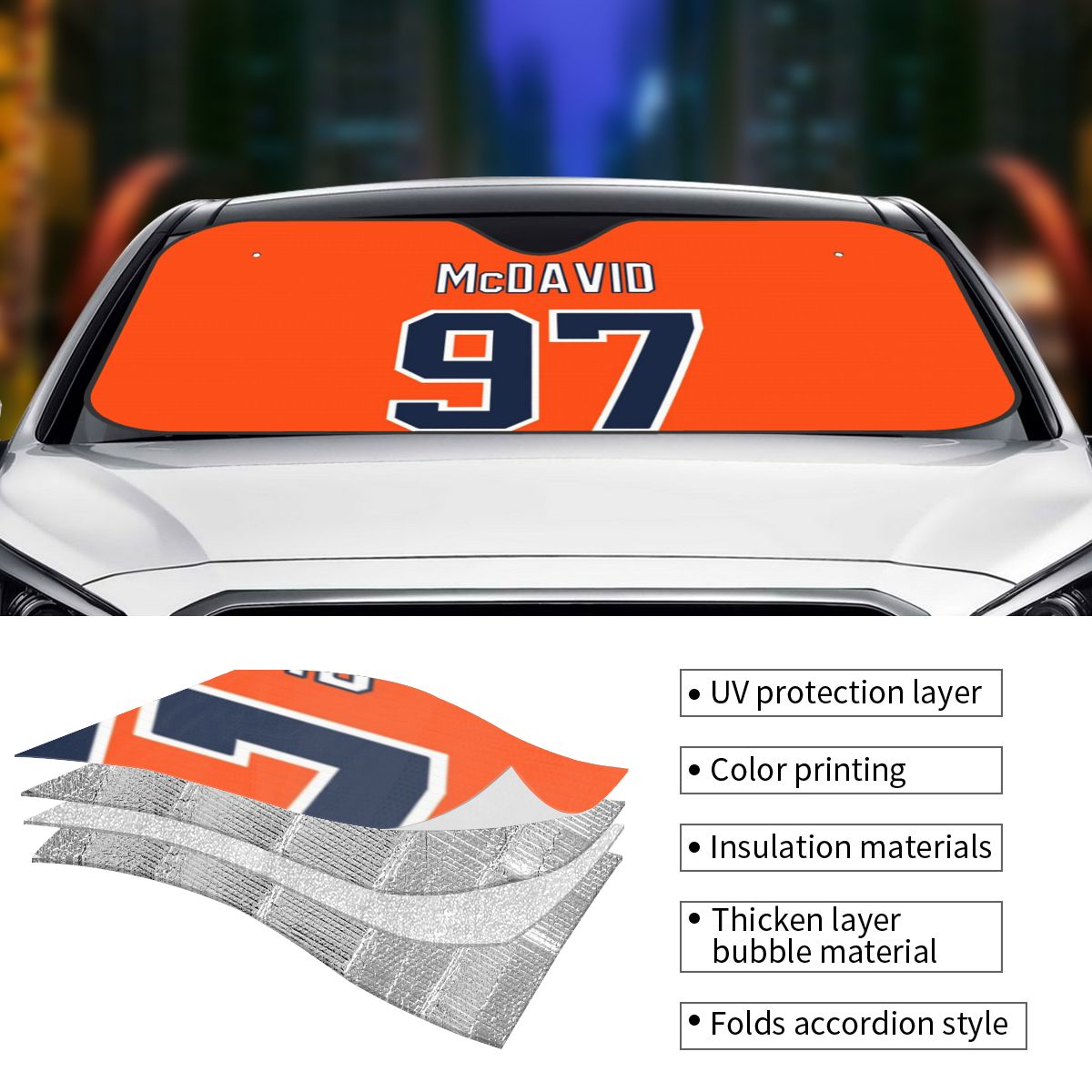 Connor McDavid 97 Osłona przec – Car Accessories Edmonton recenzja i cena